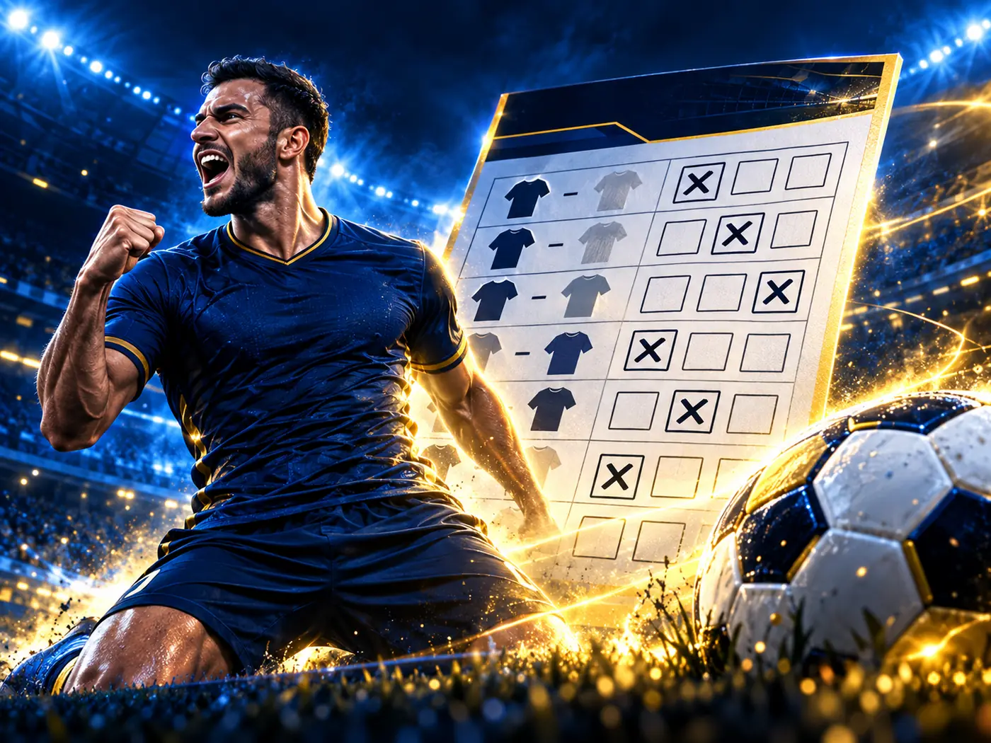Grille de pronostics football